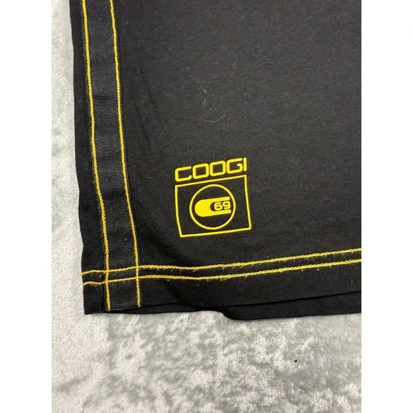 Vintage Coogi Australia Graphic‎ T-Shirt Embroidered Logo Accents Black Tee XXXL - Picture 7 of 11